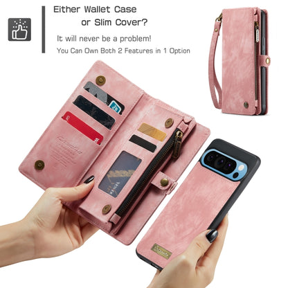 For Google Pixel 9 Pro XL CaseMe 008 Detachable Multifunctional Leather Phone Case(Pink) - Google Cases by CaseMe | Online Shopping South Africa | PMC Jewellery | Buy Now Pay Later Mobicred