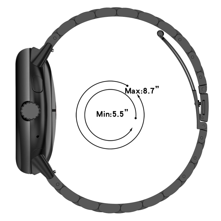 For Google Pixel Watch 3 41mm Three Beads Stainless Steel Metal Watch Band(Silver) - free shipping - PMC TechLife - Order now!