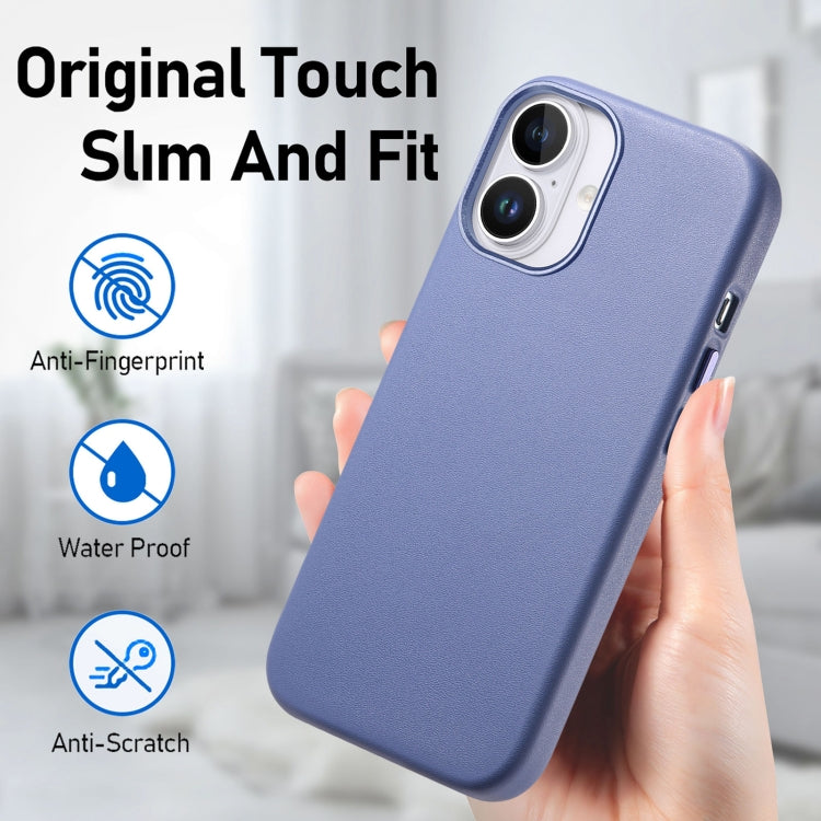 For iPhone 16 Pro Electroplated Metal Button Shockproof Phone Case(Blue) - iPhone 16 Pro Cases by PMC Jewellery | Online Shopping South Africa | PMC Jewellery | Buy Now Pay Later Mobicred