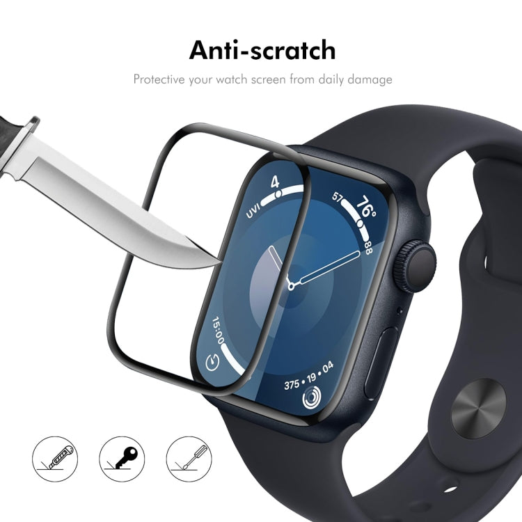 For Apple Watch Series 10 42mm 5pcs ENKAY 3D Full Coverage Soft PC Edge PMMA HD Screen Film - Screen Protector by ENKAY | Online Shopping South Africa | PMC TechLife | Buy Now Pay Later Mobicred