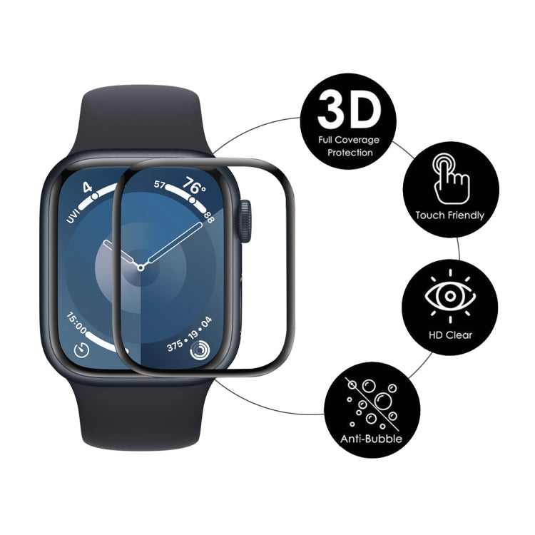 For Apple Watch Series 10 46mm 5pcs ENKAY 3D Full Coverage Soft PC Edge PMMA HD Screen Film - Screen Protector by ENKAY | Online Shopping South Africa | PMC TechLife | Buy Now Pay Later Mobicred