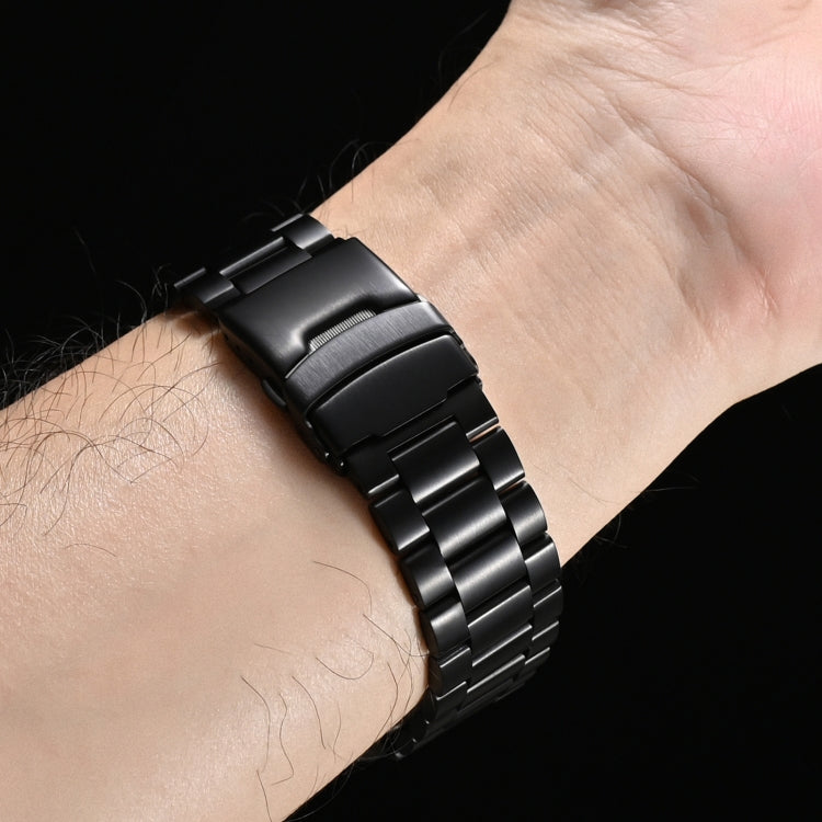 For Apple Watch Series 4 44mm Three Beads Titanium Alloy Metal Watch Band(Silver) - free shipping - PMc TechLife - Order now!