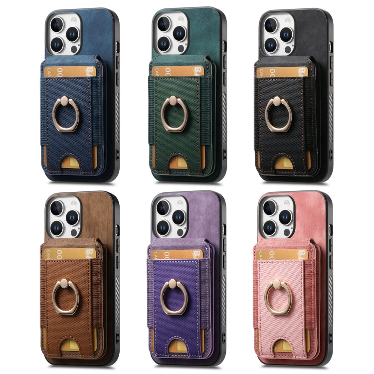 For iPhone 16e Retro Splitable Magnetic Stand Card Bag Leather Phone Case(Brown) - iPhone 16e Cases by PMC TechLife | Online Shopping South Africa | PMC TechLife | Buy Now Pay Later Mobicred