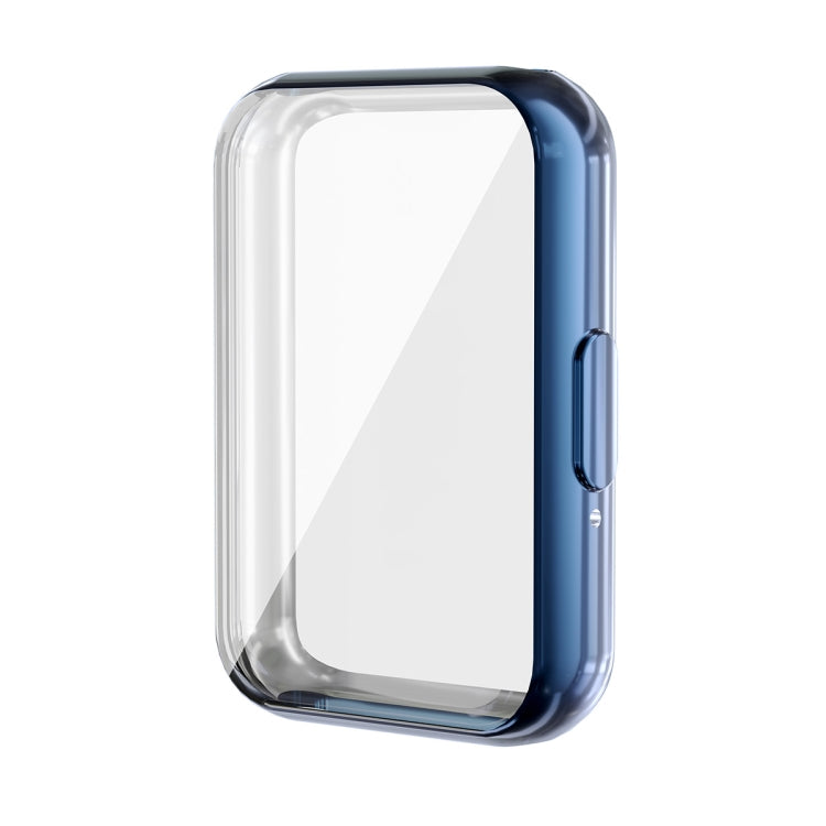 For Samsung Galaxy Fit3 ENKAY Hat-Prince Full Coverage Electroplated Soft TPU Case with Screen Protection(Navy Blue) - free shipping - PMc TechLife - Order now!