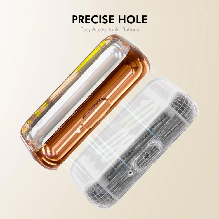 For Samsung Galaxy Fit3 ENKAY Hat-Prince Full Coverage Electroplated Soft TPU Case with Screen Protection(Pink) - free shipping - PMc TechLife - Order now!