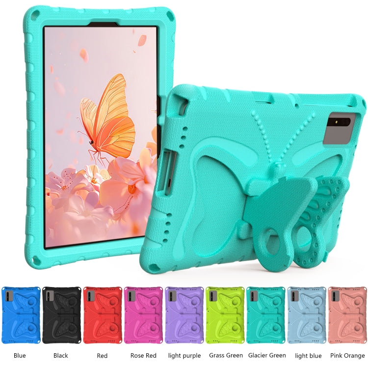 For Lenovo Tab M11 / Xiaoxin Pad 11 2024 Butterfly Bracket EVA Shockproof Tablet Case(Mint Green) - Lenovo by PMC Jewellery | Online Shopping South Africa | PMC Jewellery | Buy Now Pay Later Mobicred