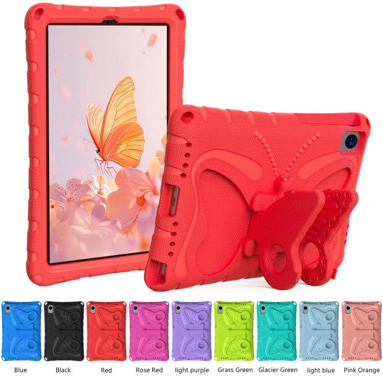 For Lenovo Tab M10 Plus TB-X606F 10.3 Butterfly Bracket EVA Shockproof Tablet Case(Red) - Lenovo by PMC TechLife | Online Shopping South Africa | PMC TechLife | Buy Now Pay Later Mobicred