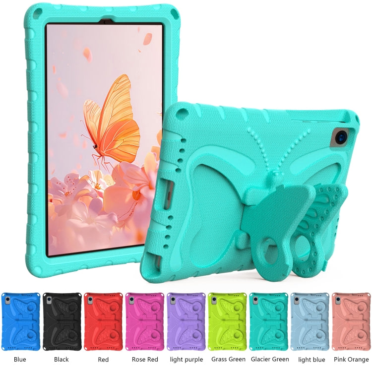 For Lenovo Tab M10 Plus TB-X606F 10.3 Butterfly Bracket EVA Shockproof Tablet Case(Mint Green) - Lenovo by PMC TechLife | Online Shopping South Africa | PMC TechLife | Buy Now Pay Later Mobicred