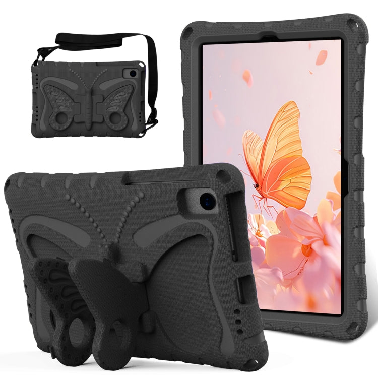 For Lenovo Tab K10 TB-X6C6F 10.3 Butterfly Bracket EVA Shockproof Tablet Case(Black) - Lenovo by PMC TechLife | Online Shopping South Africa | PMC TechLife | Buy Now Pay Later Mobicred