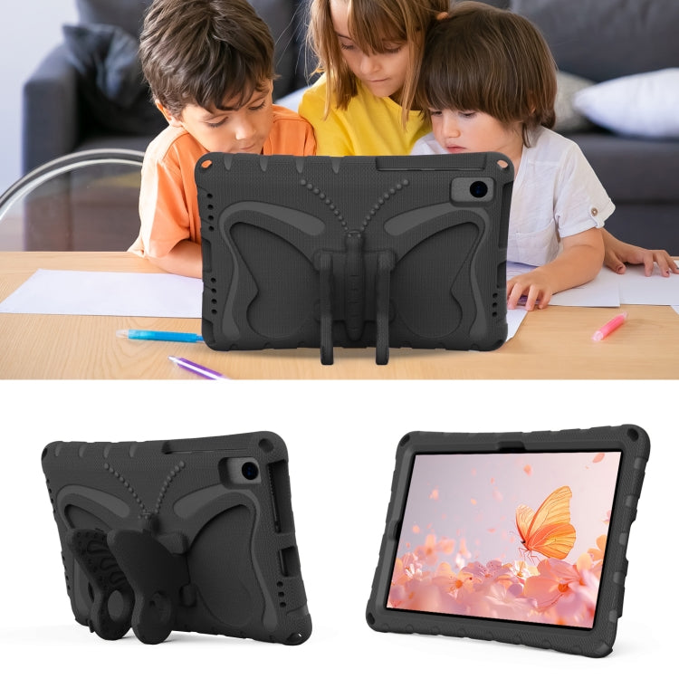 For Lenovo Tab K10 TB-X6C6F 10.3 Butterfly Bracket EVA Shockproof Tablet Case(Black) - Lenovo by PMC TechLife | Online Shopping South Africa | PMC TechLife | Buy Now Pay Later Mobicred