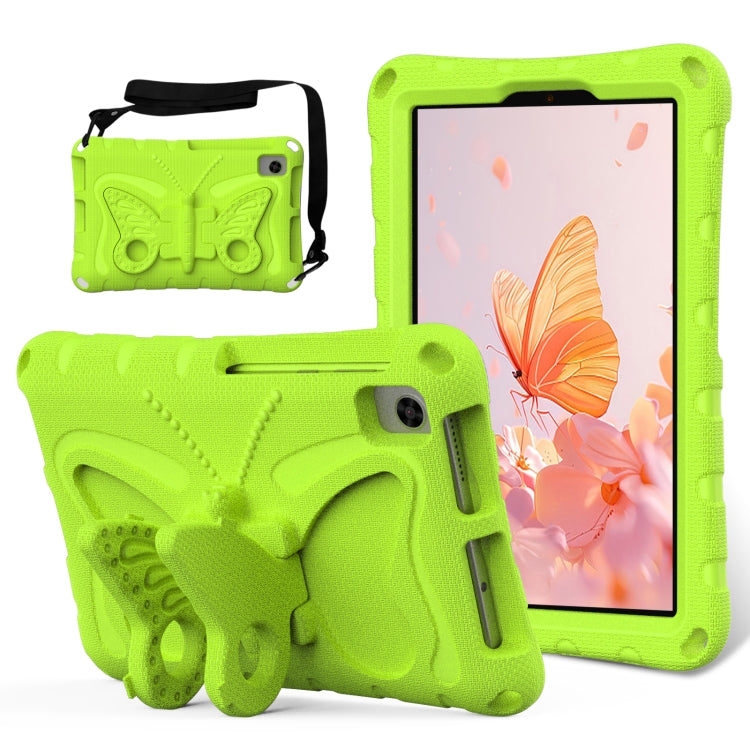 For Lenovo Tan M8 Gen4 8.0 2023 Butterfly Bracket EVA Shockproof Tablet Case(Grass Green) - Lenovo by PMC TechLife | Online Shopping South Africa | PMC TechLife | Buy Now Pay Later Mobicred