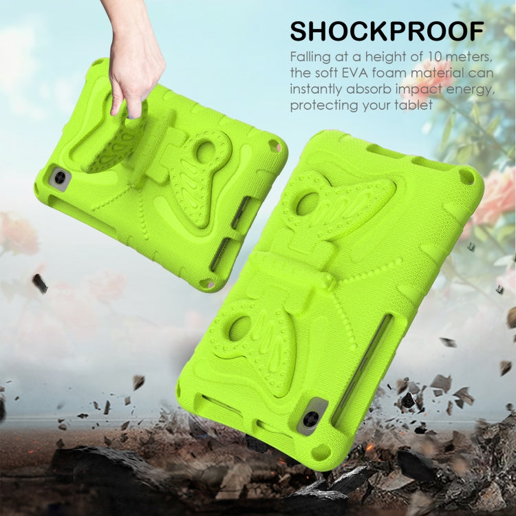 For Lenovo Tan M8 Gen4 8.0 2023 Butterfly Bracket EVA Shockproof Tablet Case(Grass Green) - Lenovo by PMC TechLife | Online Shopping South Africa | PMC TechLife | Buy Now Pay Later Mobicred