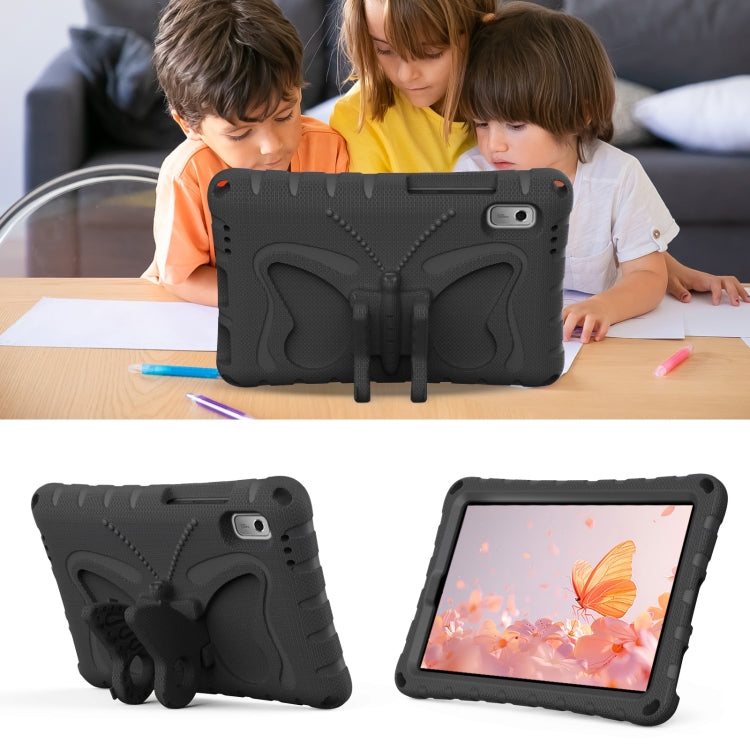 For Lenovo Tab M9 TB-310XU 2023 Butterfly Bracket EVA Shockproof Tablet Case(Black) - Lenovo by PMC TechLife | Online Shopping South Africa | PMC TechLife | Buy Now Pay Later Mobicred