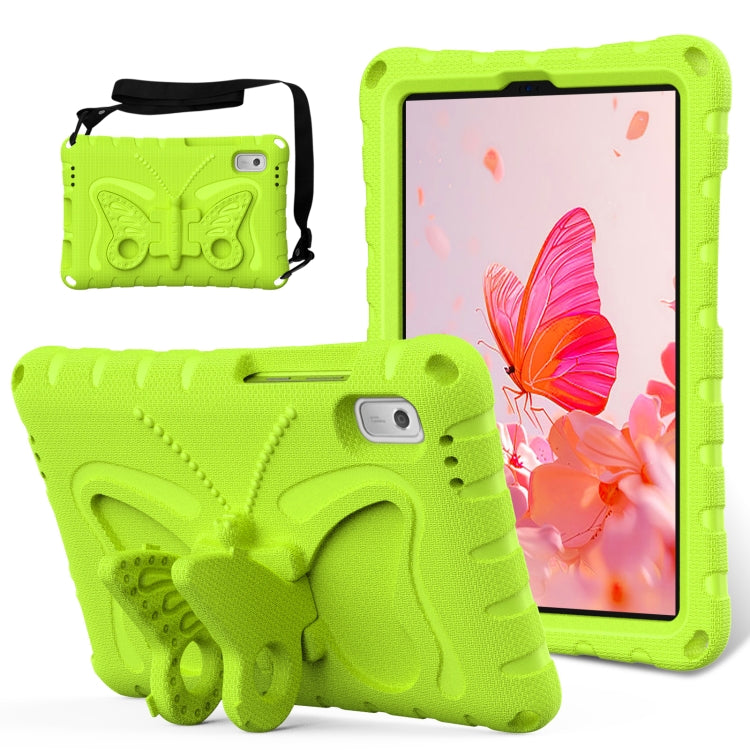For Lenovo Tab M9 TB-310XU 2023 Butterfly Bracket EVA Shockproof Tablet Case(Grass Green) - Lenovo by PMC TechLife | Online Shopping South Africa | PMC TechLife | Buy Now Pay Later Mobicred