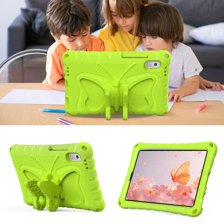 For Lenovo Tab M9 TB-310XU 2023 Butterfly Bracket EVA Shockproof Tablet Case(Grass Green) - Lenovo by PMC TechLife | Online Shopping South Africa | PMC TechLife | Buy Now Pay Later Mobicred