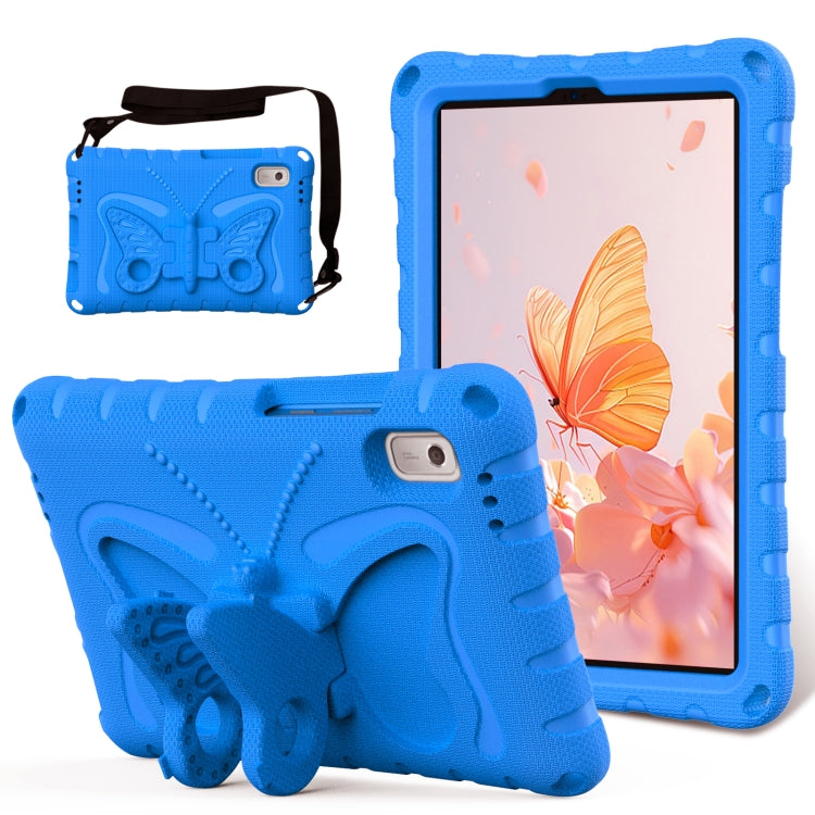 For Lenovo Tab M9 TB-310XU 2023 Butterfly Bracket EVA Shockproof Tablet Case(Blue) - Lenovo by PMC TechLife | Online Shopping South Africa | PMC TechLife | Buy Now Pay Later Mobicred