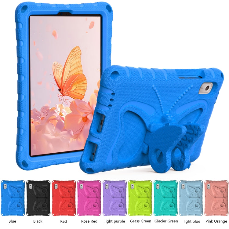 For Lenovo Tab M9 TB-310XU 2023 Butterfly Bracket EVA Shockproof Tablet Case(Blue) - Lenovo by PMC TechLife | Online Shopping South Africa | PMC TechLife | Buy Now Pay Later Mobicred
