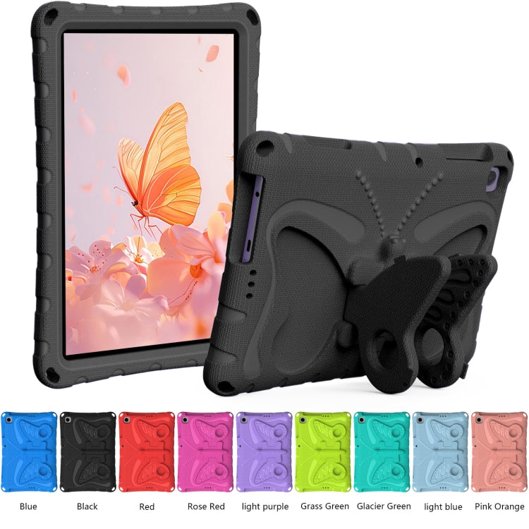 For Lenovo Tab M10 HD TB-328 10.1 Butterfly Bracket EVA Shockproof Tablet Case(Black) - Lenovo by PMC TechLife | Online Shopping South Africa | PMC TechLife | Buy Now Pay Later Mobicred