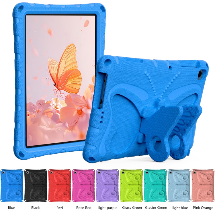 For Lenovo Tab M10 HD TB-328 10.1 Butterfly Bracket EVA Shockproof Tablet Case(Blue) - Lenovo by PMC TechLife | Online Shopping South Africa | PMC TechLife | Buy Now Pay Later Mobicred