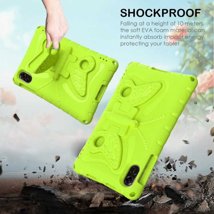 For Honor Pad X9 Butterfly Bracket EVA Shockproof Tablet Case(Grass Green) - Honor by PMC TechLife | Online Shopping South Africa | PMC TechLife | Buy Now Pay Later Mobicred