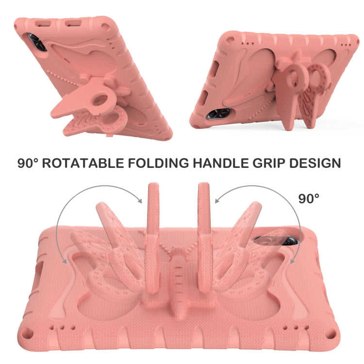 For Honor Pad X8 Pro 11.5 Butterfly Bracket EVA Shockproof Tablet Case(Pink Orange) - Honor by PMC TechLife | Online Shopping South Africa | PMC TechLife | Buy Now Pay Later Mobicred