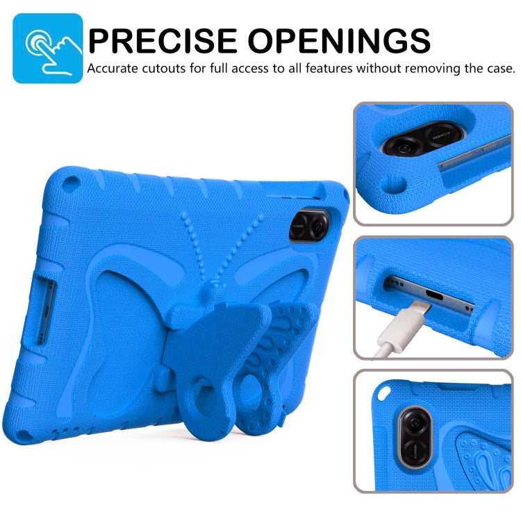 For Honor Pad X8 Pro 11.5 Butterfly Bracket EVA Shockproof Tablet Case(Blue) - free shipping - PMC TechLife - Order now!