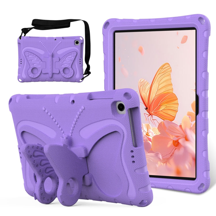 For Honor Pad X8 / X8 Lite 10.1 Butterfly Bracket EVA Shockproof Tablet Case(Light Purple) - Honor by PMC TechLife | Online Shopping South Africa | PMC TechLife | Buy Now Pay Later Mobicred