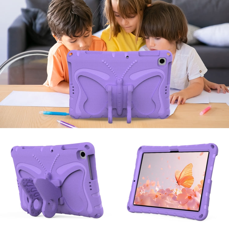 For Honor Pad X8 / X8 Lite 10.1 Butterfly Bracket EVA Shockproof Tablet Case(Light Purple) - Honor by PMC TechLife | Online Shopping South Africa | PMC TechLife | Buy Now Pay Later Mobicred