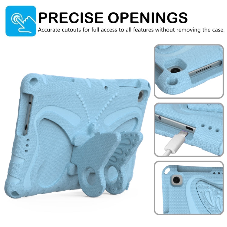 For Honor Pad X8 / X8 Lite 10.1 Butterfly Bracket EVA Shockproof Tablet Case(Light Blue) - Honor by PMC TechLife | Online Shopping South Africa | PMC TechLife | Buy Now Pay Later Mobicred