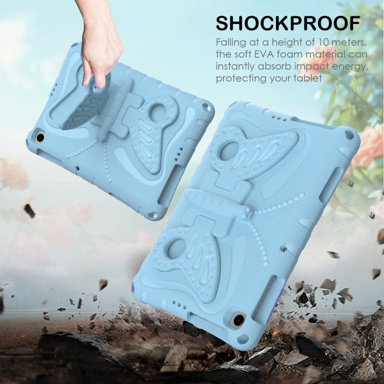 For Honor Pad X8 / X8 Lite 10.1 Butterfly Bracket EVA Shockproof Tablet Case(Light Blue) - Honor by PMC TechLife | Online Shopping South Africa | PMC TechLife | Buy Now Pay Later Mobicred