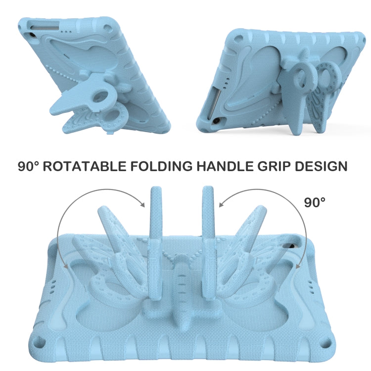 For Honor Pad X8 / X8 Lite 10.1 Butterfly Bracket EVA Shockproof Tablet Case(Light Blue) - Honor by PMC TechLife | Online Shopping South Africa | PMC TechLife | Buy Now Pay Later Mobicred