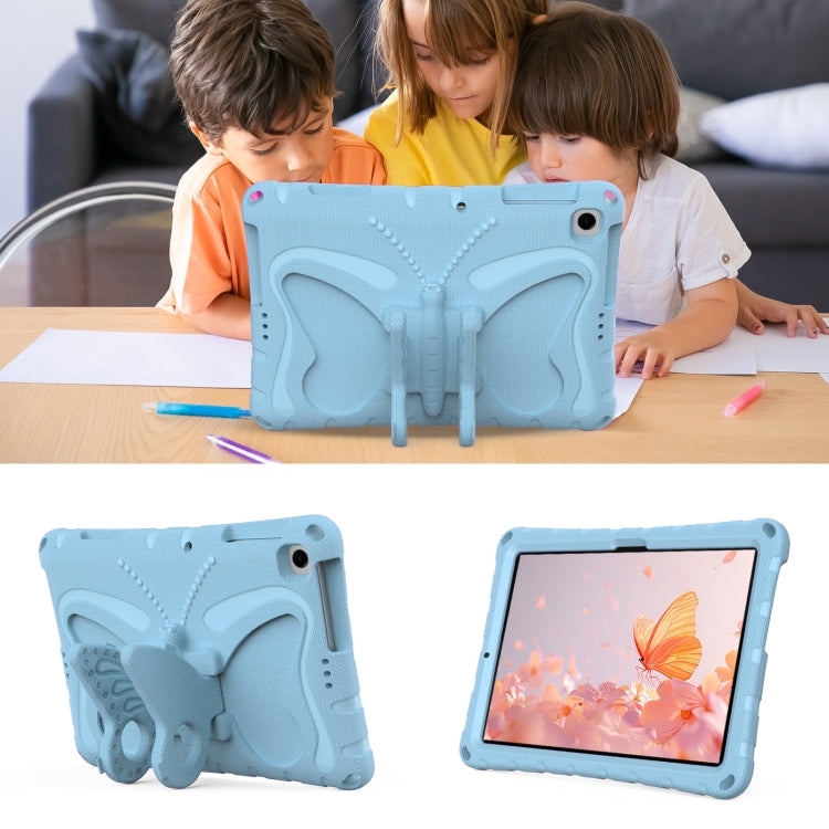 For Honor Pad X8 / X8 Lite 10.1 Butterfly Bracket EVA Shockproof Tablet Case(Light Blue) - Honor by PMC TechLife | Online Shopping South Africa | PMC TechLife | Buy Now Pay Later Mobicred