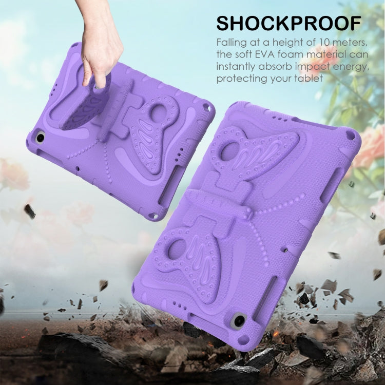 For Honor Pad X6 / Enjoy Tablet 2 Butterfly Bracket EVA Shockproof Tablet Case(Light Purple) - Honor by PMC TechLife | Online Shopping South Africa | PMC TechLife | Buy Now Pay Later Mobicred