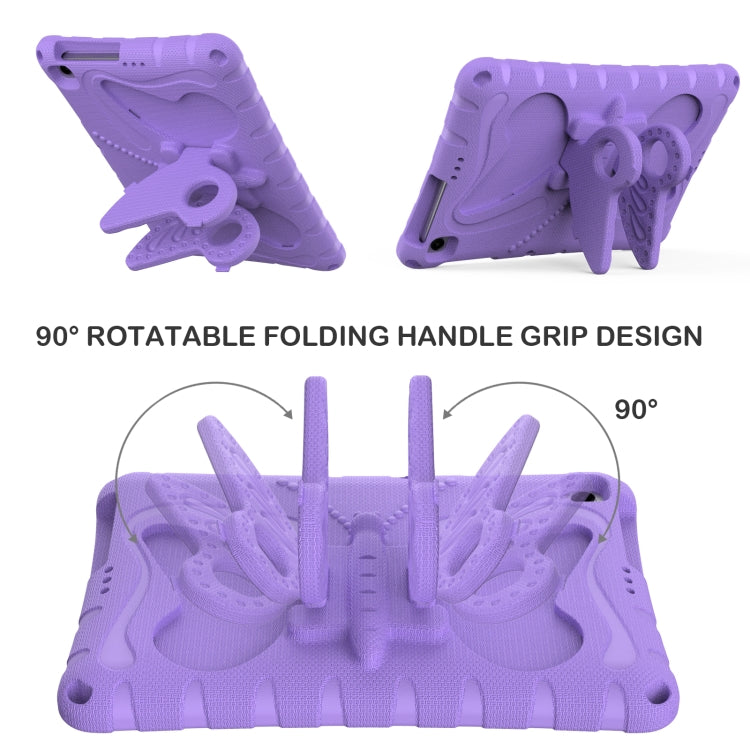 For Honor Pad X6 / Enjoy Tablet 2 Butterfly Bracket EVA Shockproof Tablet Case(Light Purple) - Honor by PMC TechLife | Online Shopping South Africa | PMC TechLife | Buy Now Pay Later Mobicred