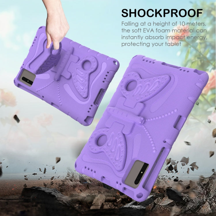 For Honor Tablet V7 11 2021 Butterfly Bracket EVA Shockproof Tablet Case(Light Purple) - free shipping - PMC TechLife - Order now!