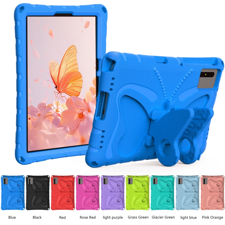 For Honor Tablet V7 11 2021 Butterfly Bracket EVA Shockproof Tablet Case(Blue) - Honor by PMC TechLife | Online Shopping South Africa | PMC TechLife | Buy Now Pay Later Mobicred