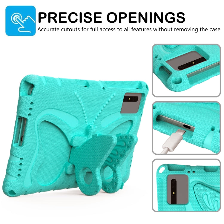 For Huawei MatePad SE 11 2024 Butterfly Bracket EVA Shockproof Tablet Case(Mint Green) - Huawei by PMC TechLife | Online Shopping South Africa | PMC TechLife | Buy Now Pay Later Mobicred