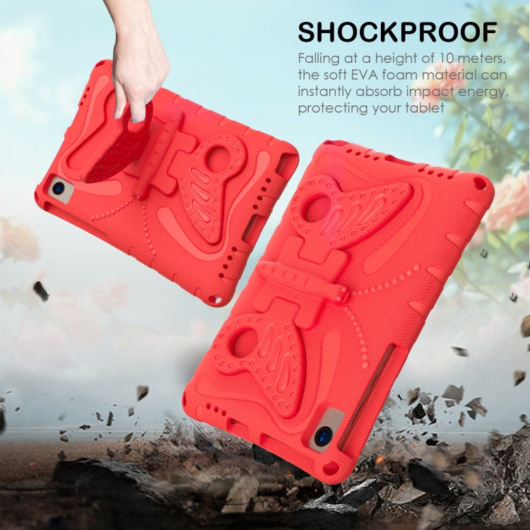 For Huawei MatePad SE 10.4 Butterfly Bracket EVA Shockproof Tablet Case(Red) - Huawei by PMC TechLife | Online Shopping South Africa | PMC TechLife | Buy Now Pay Later Mobicred