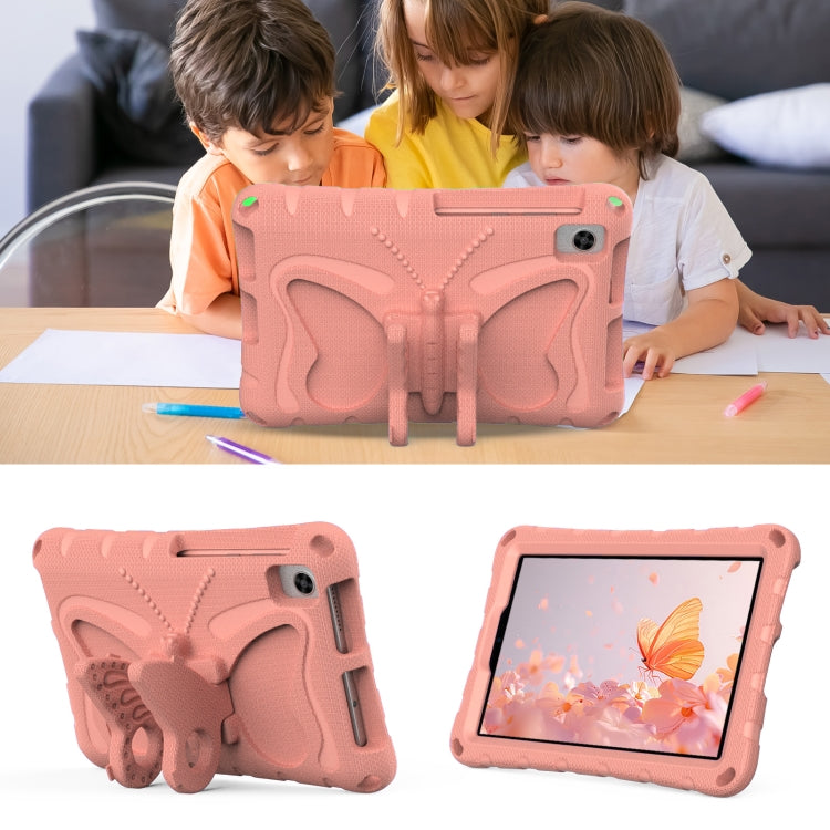 For Huawei MatePad T8 8.0 2020 Butterfly Bracket EVA Shockproof Tablet Case(Pink Orange) - Huawei by PMC TechLife | Online Shopping South Africa | PMC TechLife | Buy Now Pay Later Mobicred