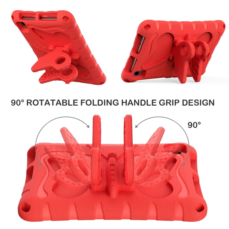 For Huawei MatePad T8 8.0 2020 Butterfly Bracket EVA Shockproof Tablet Case(Red) - Huawei by PMC TechLife | Online Shopping South Africa | PMC TechLife | Buy Now Pay Later Mobicred