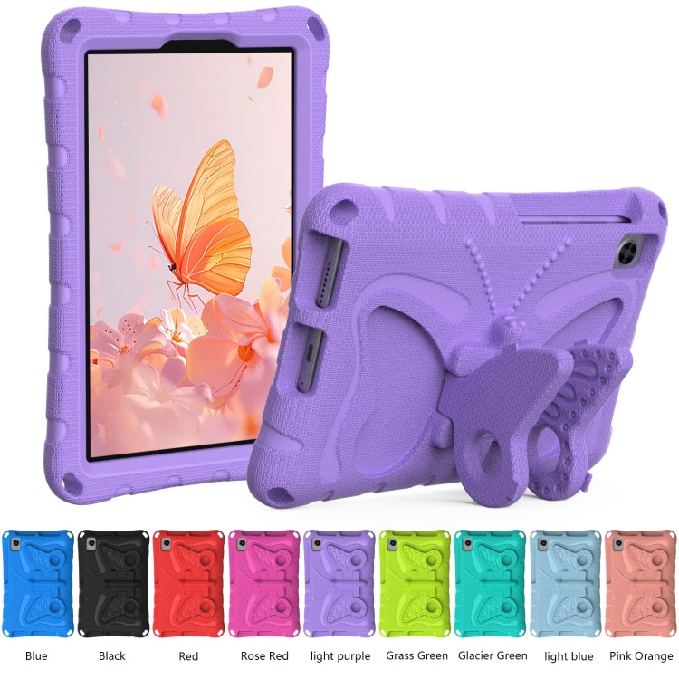 For TCL Tab 8 LE / WiFi 2023 Butterfly Bracket EVA Shockproof Tablet Case(Light Purple) - Others by PMC TechLife | Online Shopping South Africa | PMC TechLife | Buy Now Pay Later Mobicred