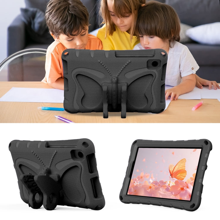For TCL Tab 8 LE / WiFi 2023 Butterfly Bracket EVA Shockproof Tablet Case(Black) - Others by PMC TechLife | Online Shopping South Africa | PMC TechLife | Buy Now Pay Later Mobicred