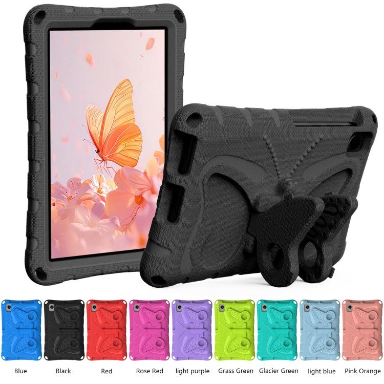 For TCL Tab 8 LE / WiFi 2023 Butterfly Bracket EVA Shockproof Tablet Case(Black) - Others by PMC TechLife | Online Shopping South Africa | PMC TechLife | Buy Now Pay Later Mobicred