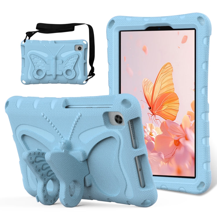 For TCL Tab 8 LE / WiFi 2023 Butterfly Bracket EVA Shockproof Tablet Case(Light Blue) - free shipping - PMC TechLife - Order now!