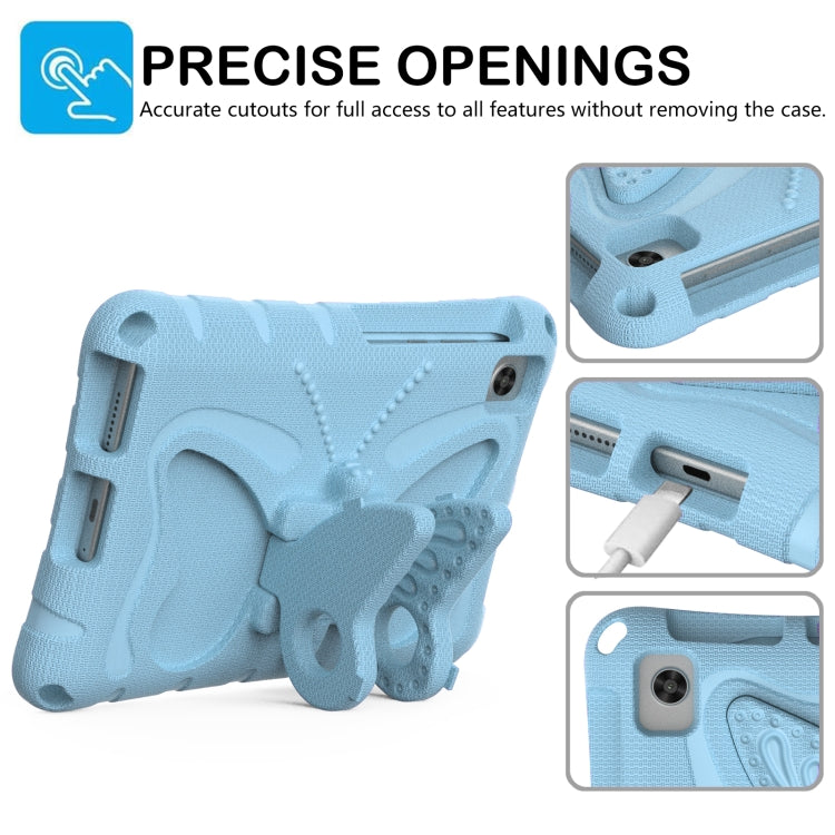 For TCL Tab 8 LE / WiFi 2023 Butterfly Bracket EVA Shockproof Tablet Case(Light Blue) - free shipping - PMC TechLife - Order now!