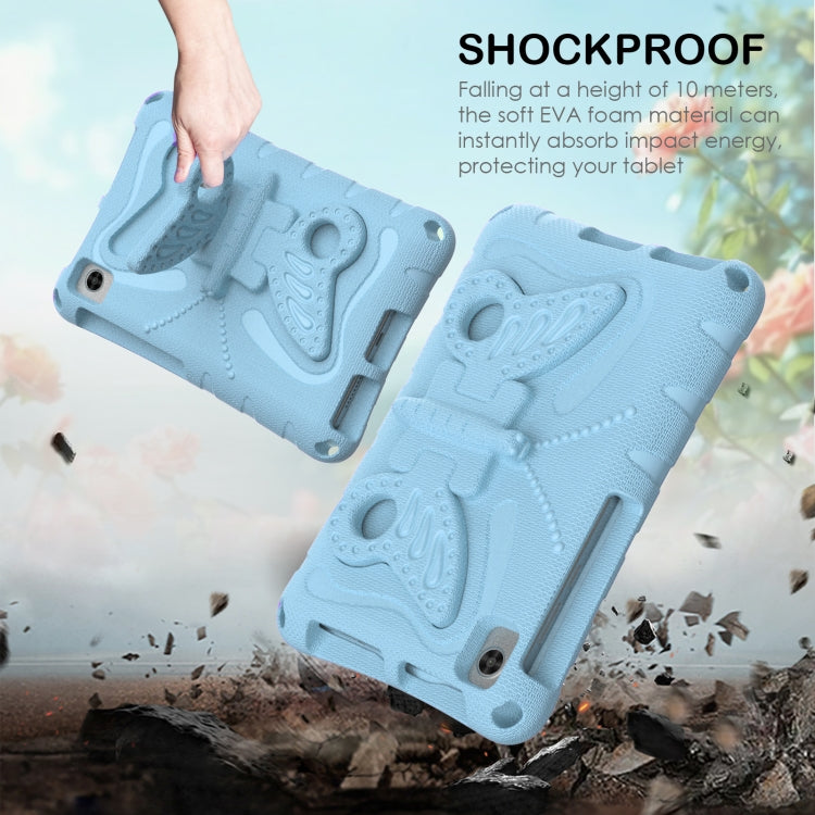 For TCL Tab 8 LE / WiFi 2023 Butterfly Bracket EVA Shockproof Tablet Case(Light Blue) - free shipping - PMC TechLife - Order now!