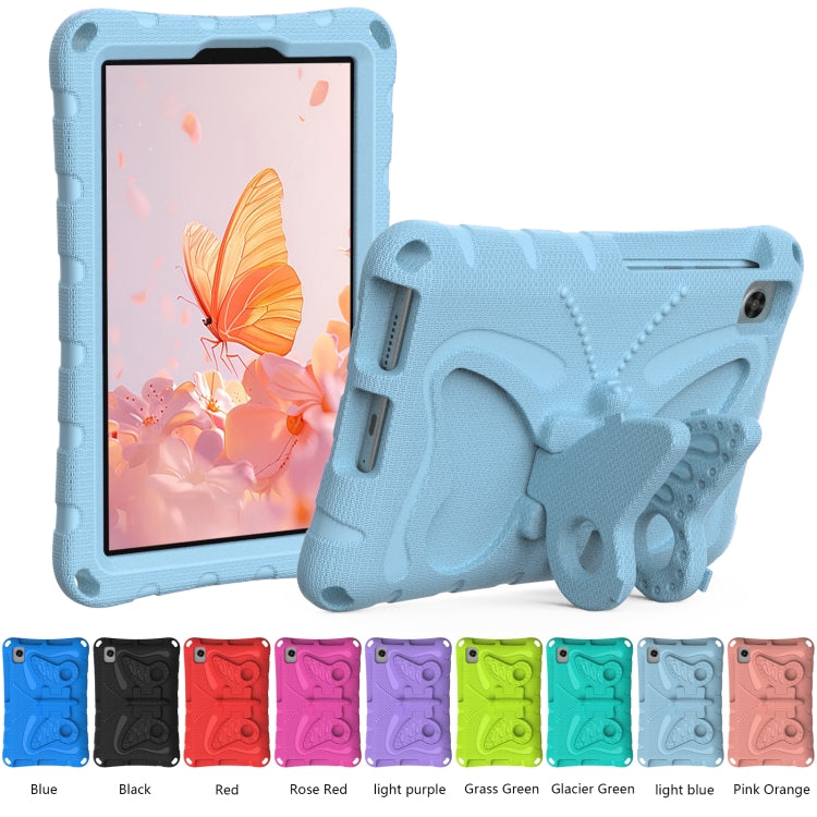 For TCL Tab 8 LE / WiFi 2023 Butterfly Bracket EVA Shockproof Tablet Case(Light Blue) - free shipping - PMC TechLife - Order now!