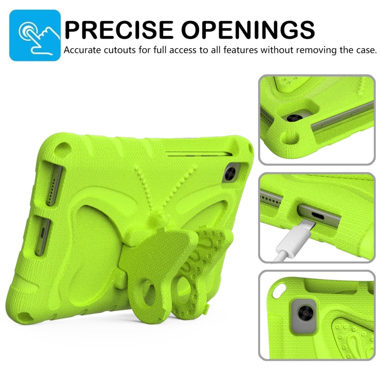 For TCL Tab 8 LE / WiFi 2023 Butterfly Bracket EVA Shockproof Tablet Case(Grass Green) - Others by PMC TechLife | Online Shopping South Africa | PMC TechLife | Buy Now Pay Later Mobicred