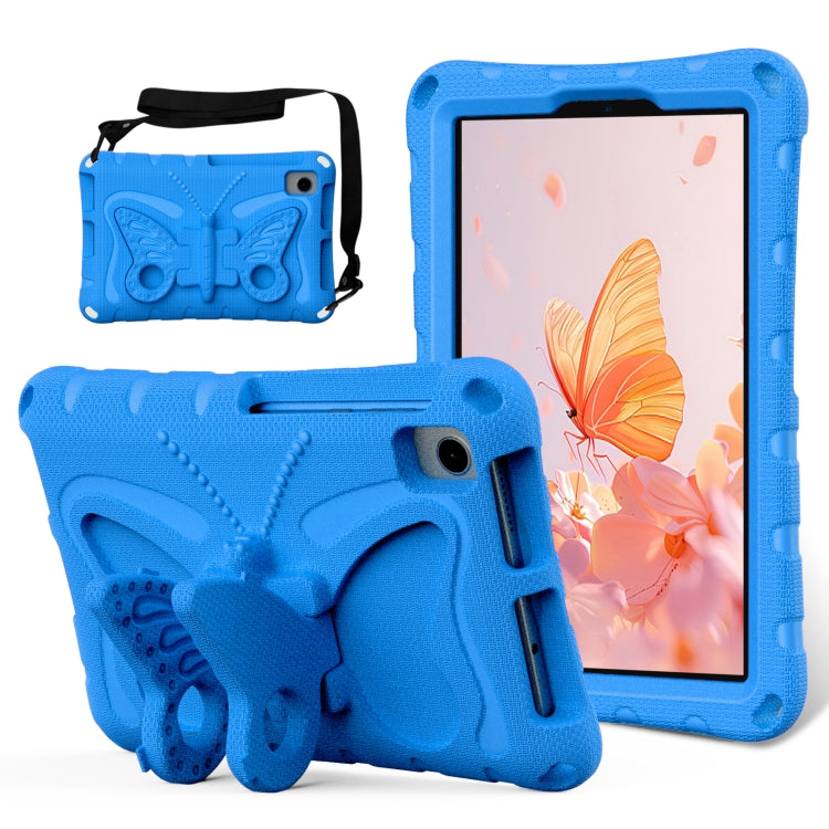 For TCL Tab 8 LE / WiFi 2023 Butterfly Bracket EVA Shockproof Tablet Case(Blue) - Others by PMC TechLife | Online Shopping South Africa | PMC TechLife | Buy Now Pay Later Mobicred