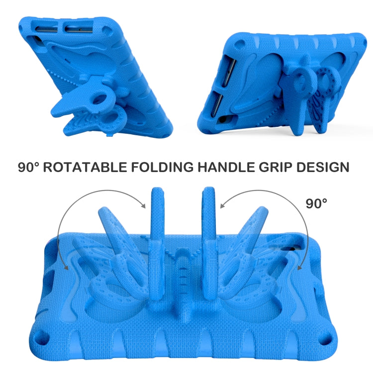 For TCL Tab 8 LE / WiFi 2023 Butterfly Bracket EVA Shockproof Tablet Case(Blue) - Others by PMC TechLife | Online Shopping South Africa | PMC TechLife | Buy Now Pay Later Mobicred